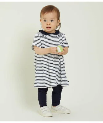 PETIT BATEAU ワンピース&レギンスセット