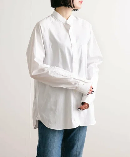 URBAN RESEARCH DOORS Scye FINX Cotton Oxford Shirts