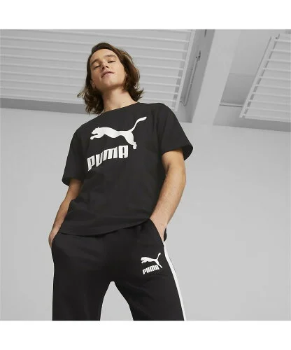 PUMA メンズ CLASSICS ロゴ 半袖 Tシャツ