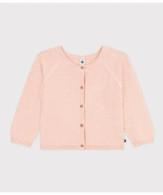 PETIT BATEAU コットンニットカーディガン