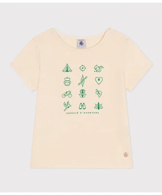 PETIT BATEAU プリント半袖Tシャツ