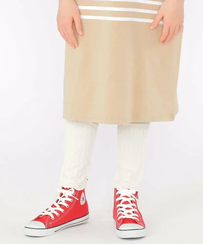 SHIPS KIDS:145~170cm /＜接触冷感/UVカット＞リブ レギンス