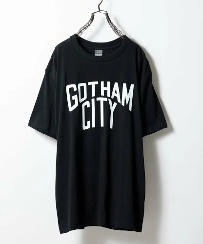 NUMBER (N)INE GOTHAM CITY T-SHIRT ナンバーナイン トップス カットソー・Tシャツ ブラック グレー ホワイト【送料無料】