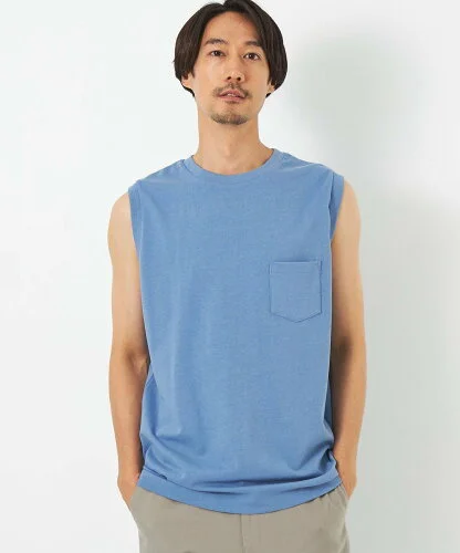 UNITED ARROWS green label relaxing ノースリーブ ポケット Tシャツ