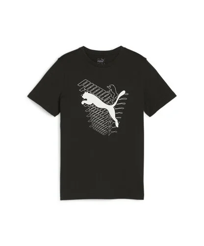 PUMA キッズ ボーイズ グラフィックス キャット 半袖 Tシャツ 120-160cm