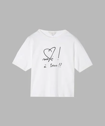 To b. by agnes b. WU61 TS merci ! A tous!! Tシャツ