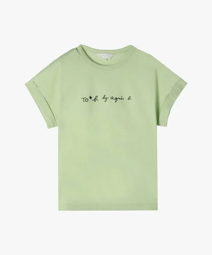 To b. by agnes b. WT13 TS マカロンロゴTシャツ