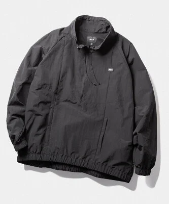 HUF T1-KCUF ANORACK JACKET HUF ハフ アノラック ジャケット ハフ ジャケット・アウター その他のジャケット・アウター ブラック グリーン【送料無料】