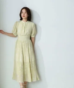 NATURAL BEAUTY BASIC アンバーガーデンプリントワンピース