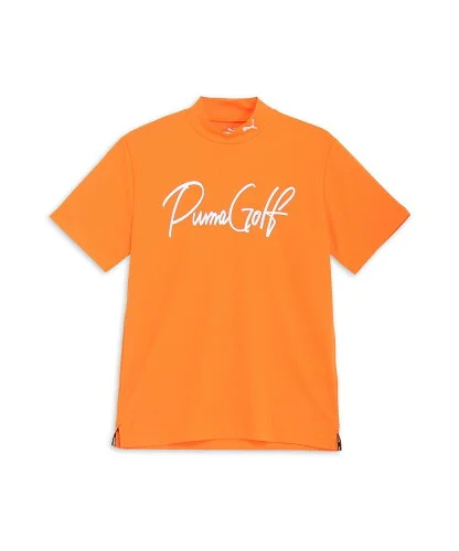 【SALE／54%OFF】PUMA メンズ ゴルフ ストレッチ カノコ PGロゴ モックネック 半袖 シャツ プーマ トップス カットソー・Tシャツ【送料無料】