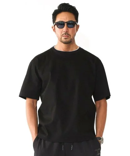 DRESSTERIOR 【干場義雅*DRESSTERIOR】【接触冷感/抗菌防臭/消臭】レイヤードTシャツ