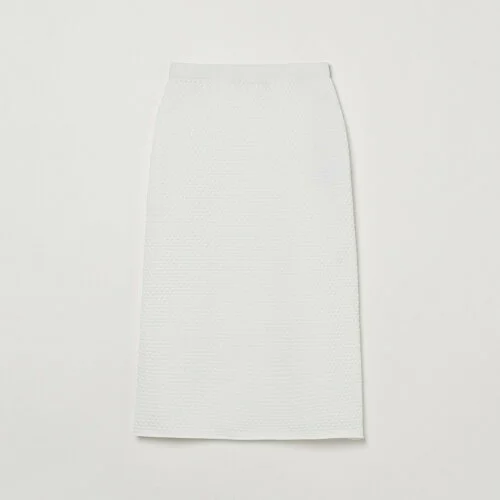 HELIOPOLE POPCORN KNIT SKIRT