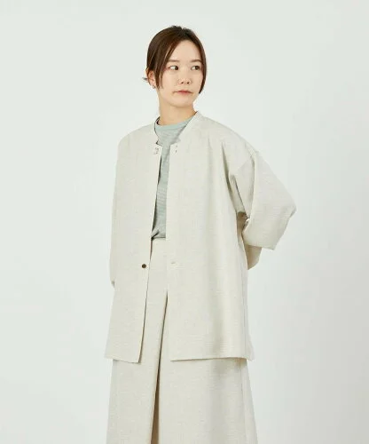 MACKINTOSH PHILOSOPHY GREY LABEL リネンライクオックススタンドカラージャケット