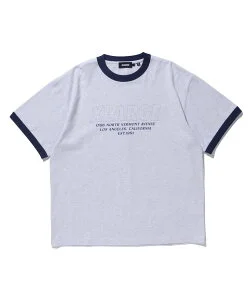 XLARGE STORE ADDRESS RINGER S/S TEE Tシャツ