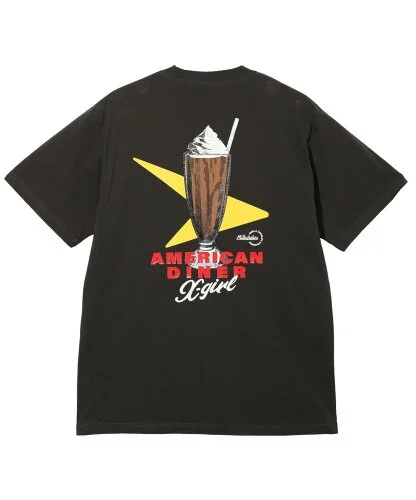 X-girl MILK SHAKE S/S TEE Tシャツ