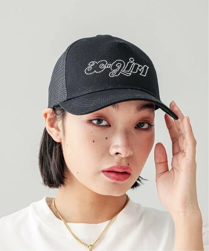 X-girl RHINESTONE LOGO TRUCKER CAP キャップ