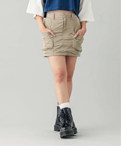 X-girl LOOSE POCKET MINI SKIRT スカート