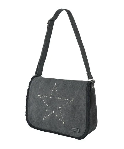 X-girl STUDDED MESSENGER BAG メッセンジャーバッグ