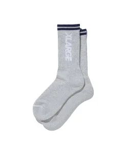 XLARGE CONTRAST STRIPED STANDARD LOGO SOCKS