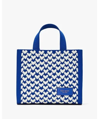 kate spade new york マンハッタン モダニスト ハート ジャカード スモール トート