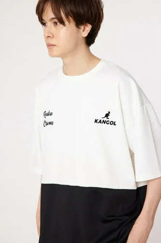 RODEO CROWNS WIDE BOWL KANGOL バイカラーTシャツ