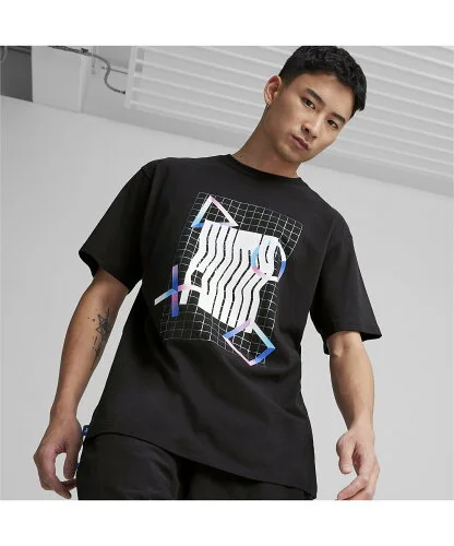 PUMA メンズ PUMA x PlayStation エレベーテッド 半袖 Tシャツ