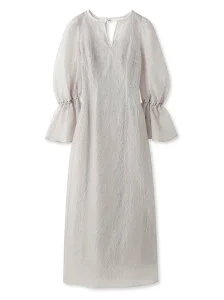 SNIDEL シアージャガードドレス