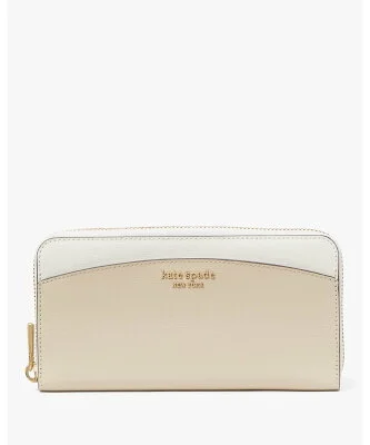 kate spade new york モーガン カラーブロック ジップ アラウンド コンチネンタル ウォレット