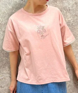 axes femme 吸水速乾プリントTシャツ