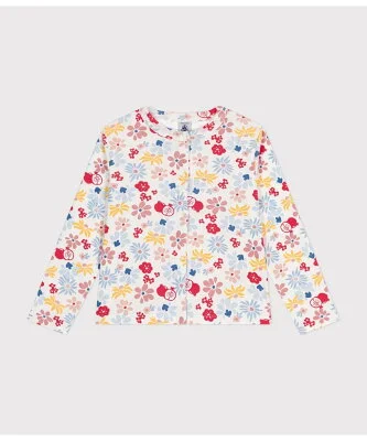 PETIT BATEAU 1x1コットンカーディガン