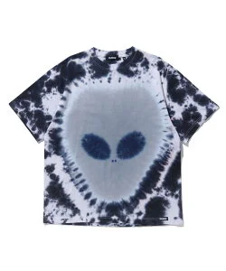 XLARGE TIE DYE ALIEN S/S TEE XLARGE エクストララージ トップス カットソー・Tシャツ ブラック ピンク パープル【送料無料】