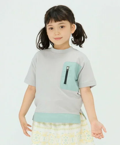 SHIPS Colors:コンビネーション ポケット TEE (80~130cm)