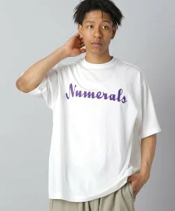 【NUMERALS】ショートスリーブプリントTシャツ