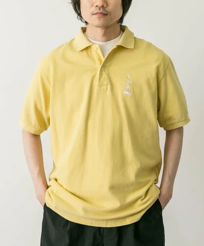 URBAN RESEARCH DOORS Mountain Research*SCYE BASICS Cotton Pique Polo Sh