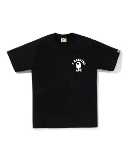 A BATHING APE BICOLOR COLLEGE ATS TEE