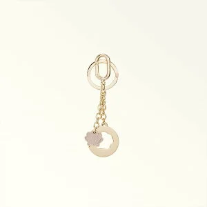 FURLA CRYSTAL KEYRING SHELL