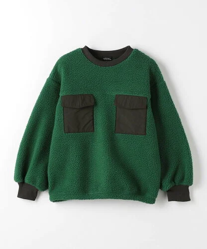 UNITED ARROWS green label relaxing TJ ボア タフタ ポケットプルオーバー 110cm-130cm