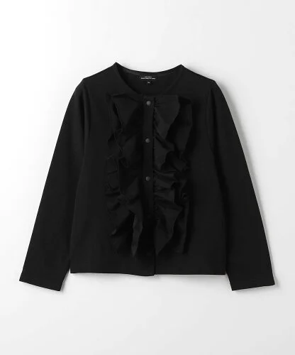 UNITED ARROWS green label relaxing ポンチ フリル カーディガン 100cm-130cm