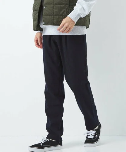 UNITED ARROWS green label relaxing ウォッシャブル ホームスパン チェック 1P ユーティリティ パンツ -ストレッチ-