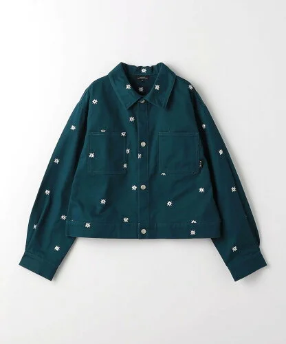 UNITED ARROWS green label relaxing TJ 総柄刺繍 ブルゾン 140cm-160cm