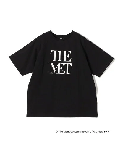 SHIPS Colors:THE MET コラボ ロゴ プリントTシャツ