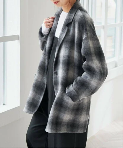 Spick & Span ウールミックスリバージャケット