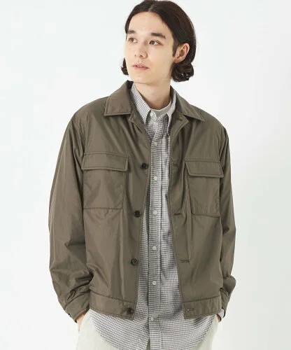 UNITED ARROWS green label relaxing REFINETEX パフ ブルゾン -撥水-