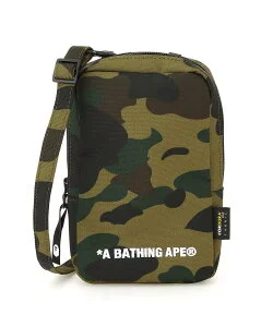 A BATHING APE 1ST CAMO CORDURA PHONE SHOULDER BAG M