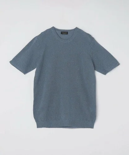 ROBERTO COLLINA: LINEN PIQUE TEE