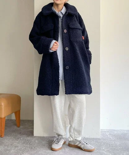 【UNIVERSAL OVERALL/ユニバーサルオーバーオール】FREDY emue 別注BOA COAT