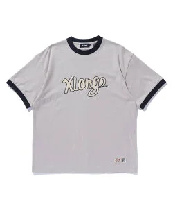 XLARGE RETRO SCRIPT LOGO RINGER S/S TEE