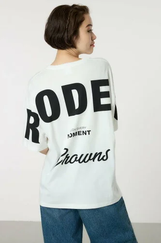 RODEO CROWNS WIDE BOWL STRIDE LOGO Tシャツ