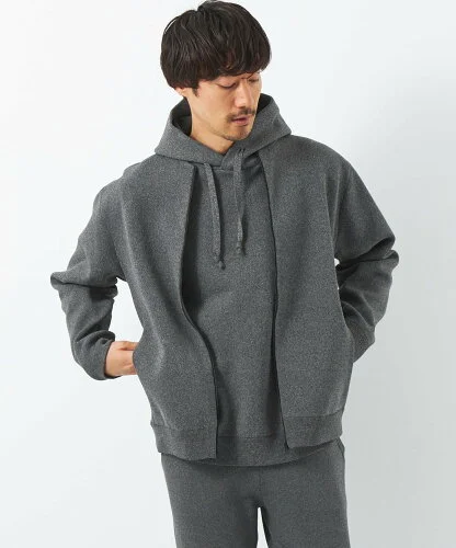 UNITED ARROWS green label relaxing JUSTFIT エアリー ツイストヤーン ブルゾン