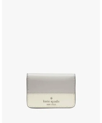 kate spade new york マディソン カラーブロック トップ ジップ カード ホルダー